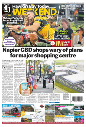 Cover of Hawke's Bay Today