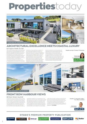 Cover of Otago Daily Times-Property Today