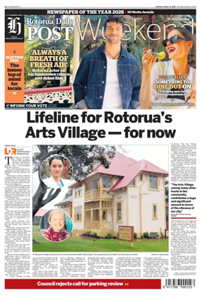 Cover of Rotorua Daily Post