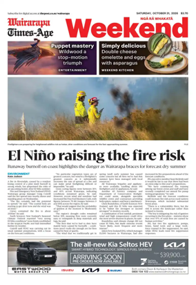 Cover of Wairarapa Times-Age (NZ)