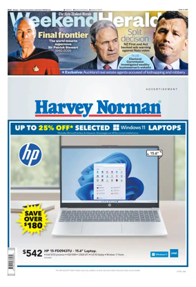 Cover of Weekend Herald