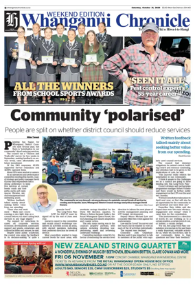 Cover of Whanganui Chronicle