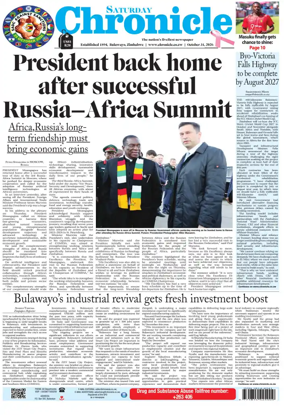Cover of Chronicle (Zimbabwe)