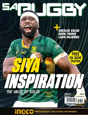 Cover of SA Rugby Mag
