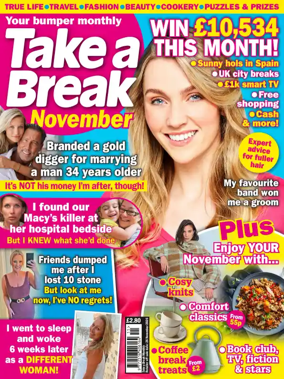 Cover of Take a Break Monthly